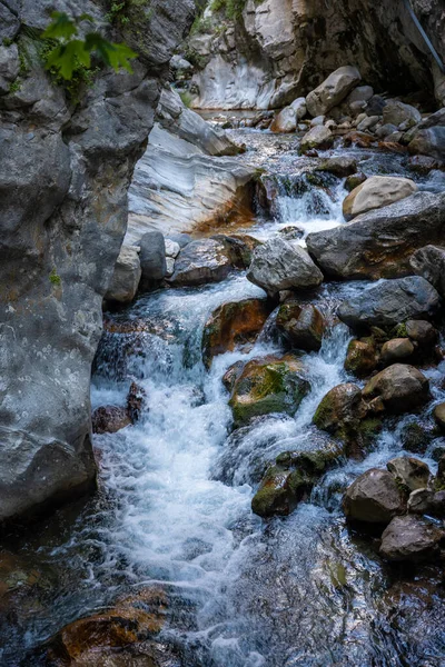 Sapadere Canyon Met Watervallen Het Taurus Gebergte Bij Alanya Turkije — Stockfoto