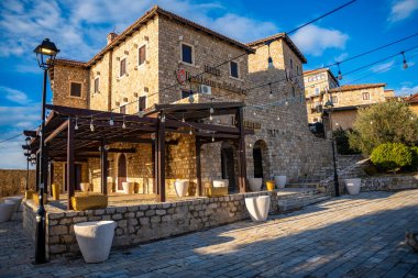 Karadağ 'ın Ulcinj kenti - 2.01.2025: Karadağ' ın Ulcinj Eski Kentinde, Avrupa 'nın en güneydeki kenti. Yüksek kalite fotoğraf
