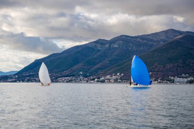 Karadağ 'ın Kotor Körfezi' nde öğrencileri ve eğitmenleriyle birlikte eğitim gören iki yelkenli, takım çalışması, macera ve deniz eğitimini ön plana çıkarıyor. Yüksek kalite fotoğraf