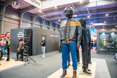 Prag, Çek Cumhuriyeti - 8 Mart 2025: Geleneksel motosiklet sergisi Motosiklet 2025 Letnany, Prag 'daki PVA ExPO PRAHA' da gerçekleşti.. 