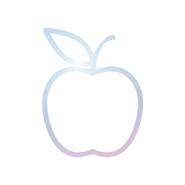 Ilustração Gráfico Vetorial Modelo Ícone Fruta Apple — Vetor de Stock