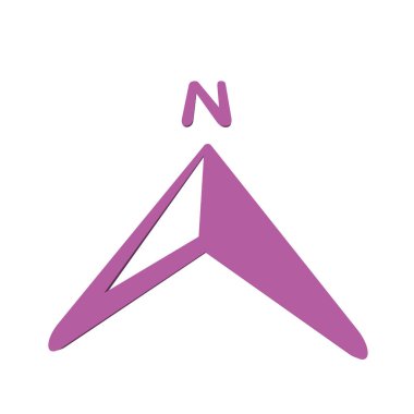 pusula simgesi 3B tasarımı