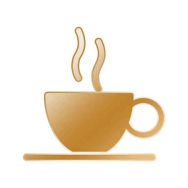 Векторная Графика Шаблона Иконки Кафе — стоковый вектор