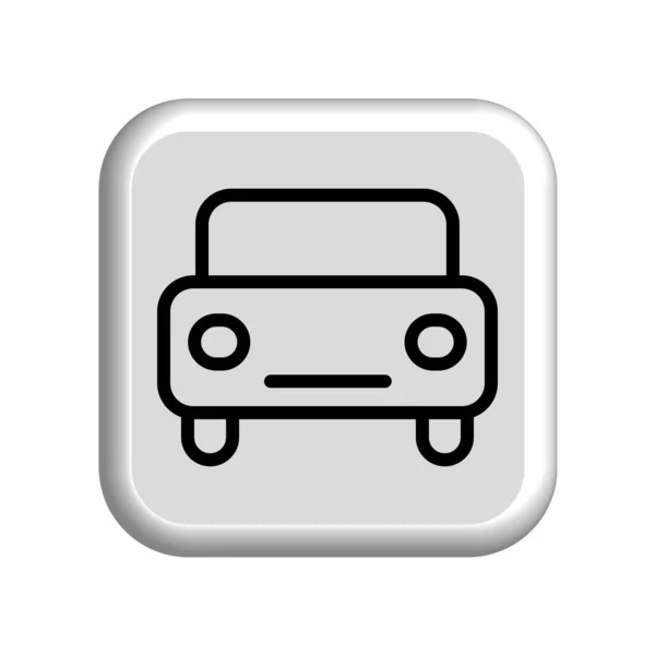 Illustration Vector Graphic Car Icon Template — Stock Vector