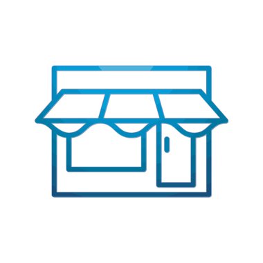 E Ticaret simgesi tasarımının Görüntü Vektörü Grafiği