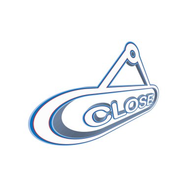 Yakın işaret simgesinin İllüstrasyon Vektörü grafiği. Fit shop, market, business, store vs..