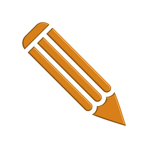 Illustration Vector Graphic Pencil Icon — Stock vektor
