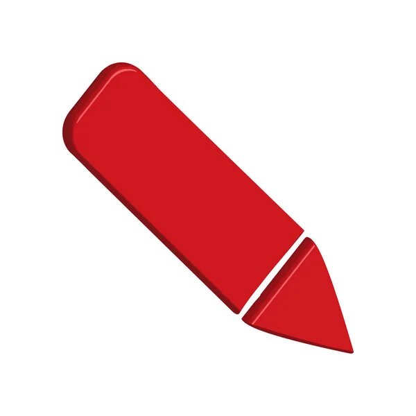 Illustration Vector Graphic Pencil Icon Template — Stock Vector