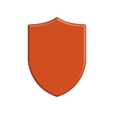 Kalkan simge şablonunun Çizim Vektörü grafiği