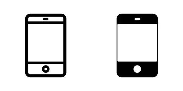 Ilustrační Vektorová Grafika Ikony Chytrého Telefonu Vhodné Pro Komunikaci Telefon — Stockový vektor