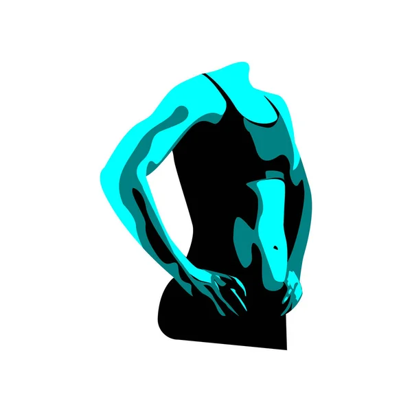 Ілюстрація Векторна Графіка Дизайну Логотипу Медичного Скульптора — стоковий вектор