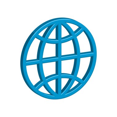 Dünya simge şablonunun Çizim Vektörü grafiği