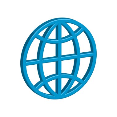 Dünya simge şablonunun Çizim Vektörü grafiği