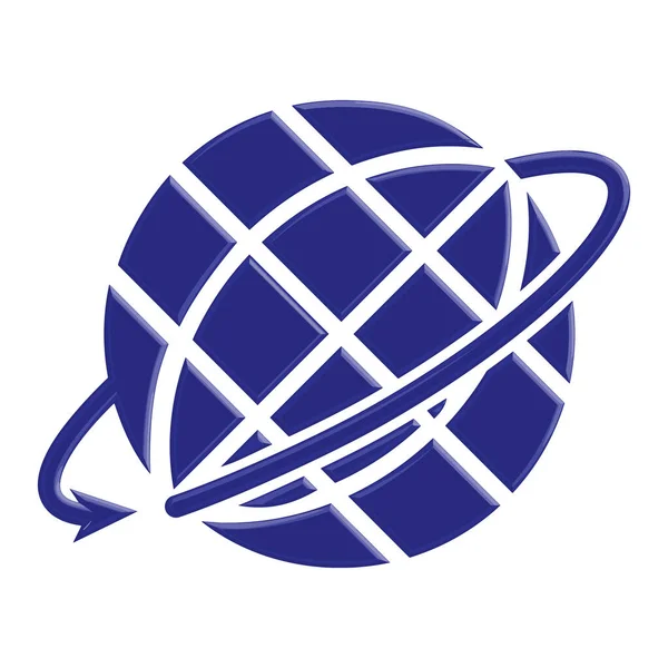 Illustration Vector Graphic Globe Icon — Stock Vector
