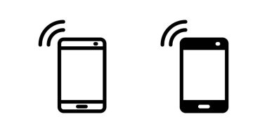 Illustration Vector graphic of smart phone icon