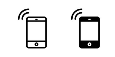 Illustration Vector graphic of smart phone icon