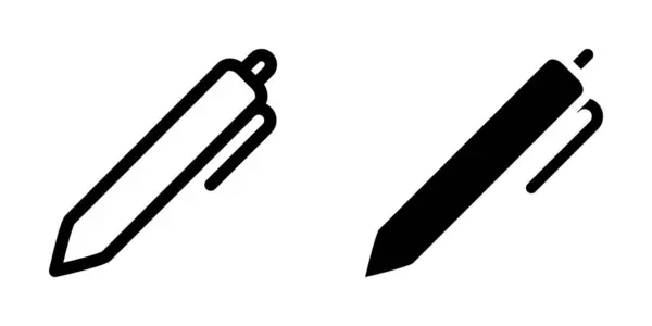 Ілюстрація Векторна Графіка Шаблону Піктограми Ручки — стоковий вектор