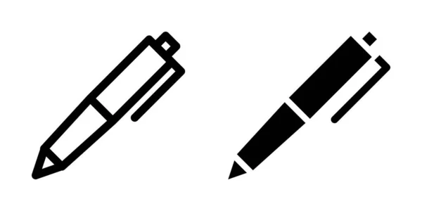 Illustration Vector Graphic Pen Icon Template — Stock Vector