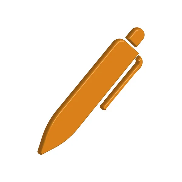 Illustration Vector Graphic Pen Icon Template — Stock Vector