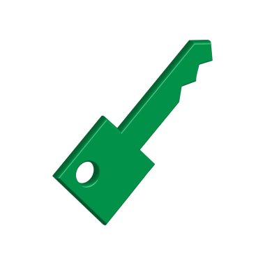 Anahtar simgesi şablonunun İllüstrasyon Vektörü grafiği