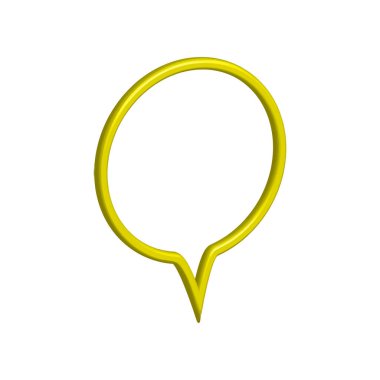 Kabarcık Konuşma simgesi şablonu