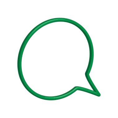 Kabarcık Konuşma simgesi şablonu