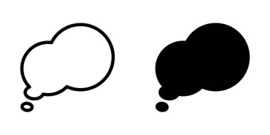 Kabarcık Konuşma simgesi şablonu