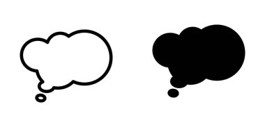 Kabarcık Konuşma simgesi şablonu