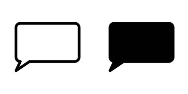 Kabarcık Konuşma simgesi şablonu