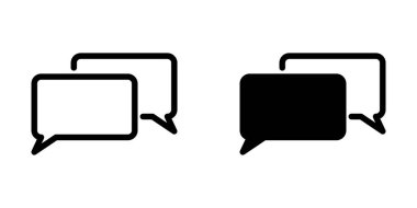 Kabarcık Konuşma simgesi şablonu