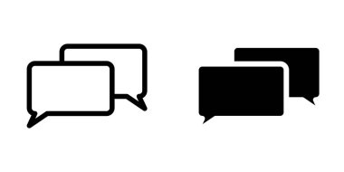 Kabarcık Konuşma simgesi şablonu