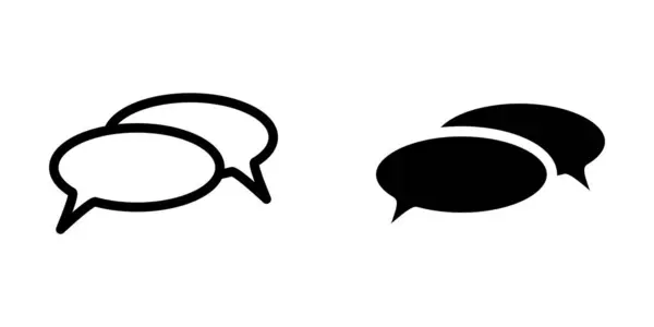 Bubble Speech Icons Uma Ferramenta Comunicação Inovadora Envolvente Que Redefine —  Vetores de Stock