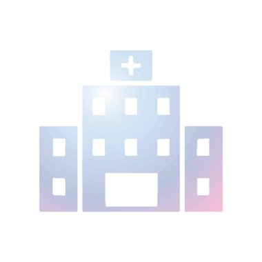 Hastane simgesi tasarım şablonu