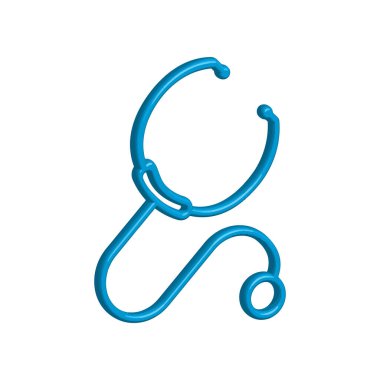 Stetoskop simgesinin Görüntü Vektörü Grafiği