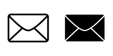 E- posta simgesi tasarım vektörü