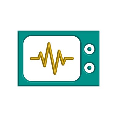 Kalp atışı ikonunun İllüstrasyon Vektörü grafiği