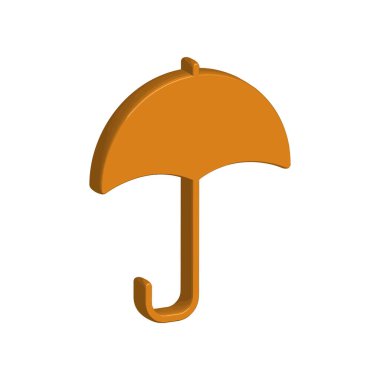 Şemsiye simge şablonunun İllüstrasyon Vektörü grafiği