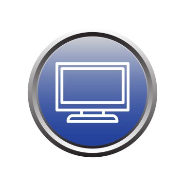 Monitör simge şablonunun Çizim Vektörü grafiği