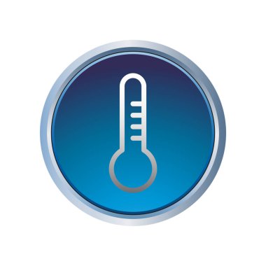 Termometre simgesinin İllüstrasyon Vektörü grafiği