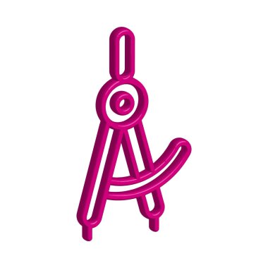 Pusula simgesi çiziminin İllüstrasyon Vektörü grafiği