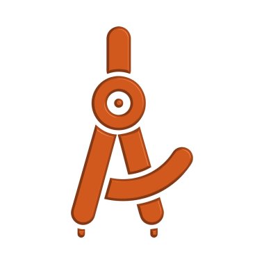 Pusula simgesi çiziminin İllüstrasyon Vektörü grafiği