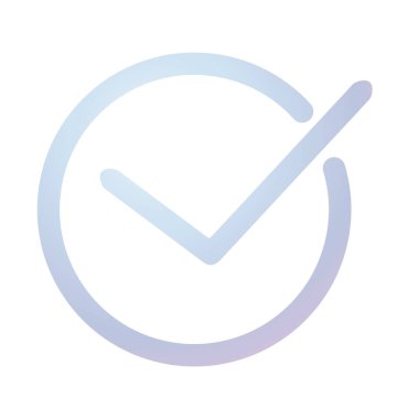 Simge illüstrasyon vektör tasarım şablonunu kontrol et