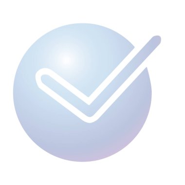 Simge illüstrasyon vektör tasarım şablonunu kontrol et