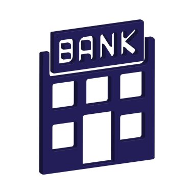 Banka simgesi şablon tasarımı