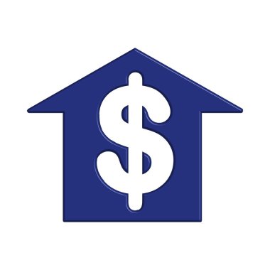 Banka simgesi şablon tasarımı