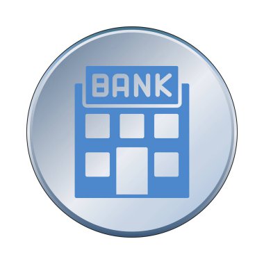 Banka simgesi şablon tasarımı