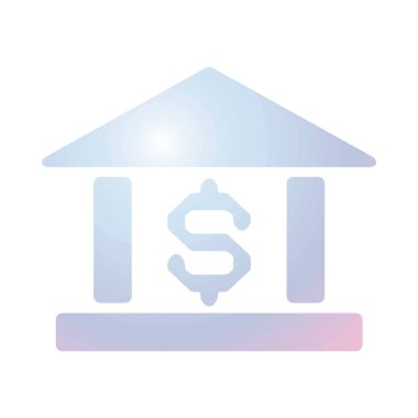 Banka simgesi şablon tasarımı