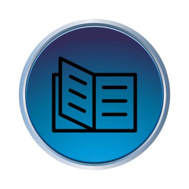 Kitap simgesi tasarım şablonu