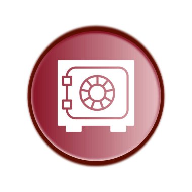 Güvenli kutu simgesi şablonu