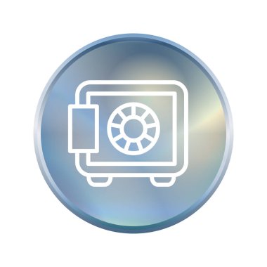 Güvenli kutu simgesi şablonu